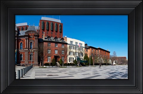 Framed Buildings in a row at Lafayette Square, Washington DC, USA Print