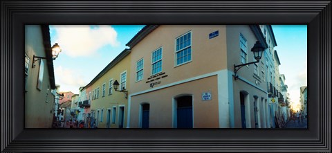 Framed Buildings in a city, Pelourinho, Salvador, Bahia, Brazil Print