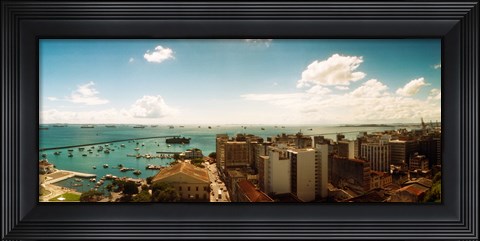 Framed Lacerda Elevator, Pelourinho, Salvador, Bahia, Brazil Print