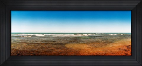 Framed Atlantic coast, Salvador, Bahia, Brazil Print