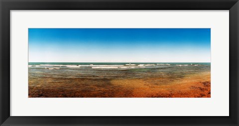 Framed Atlantic coast, Salvador, Bahia, Brazil Print