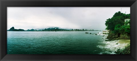 Framed Guanabara Bay, Niteroi, Rio de Janeiro, Brazil Print
