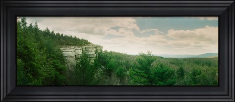 Framed Trees along the Gertrude's Nose, Minnewaska State Park, Catskill Mountains, New York State, USA Print