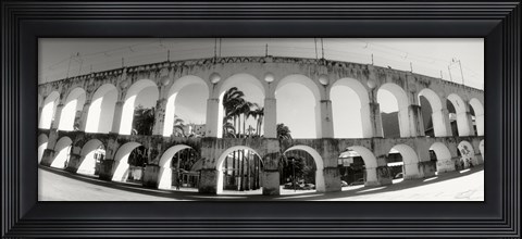 Framed Carioca Aqueduct, Lapa, Rio De Janeiro, Brazil Print