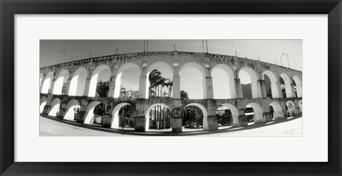 Framed Carioca Aqueduct, Lapa, Rio De Janeiro, Brazil Print