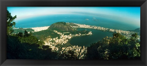 Framed Corcovado, Rio de Janeiro, Brazil Print