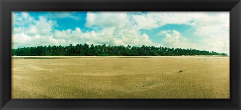 Framed Morro De Sao Paulo Beach, Bahia, Brazil Print