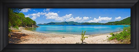Framed Coral Bay, St. John, US Virgin Islands Print