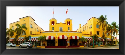 Framed Facade of a hotel, Colony Hotel, Delray Beach, Palm Beach County, Florida, USA Print