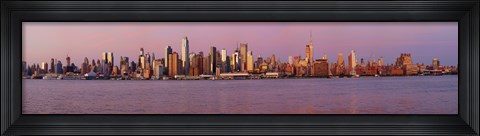 Framed Midtown Manhattan Skyline at Dusk, New York City Print