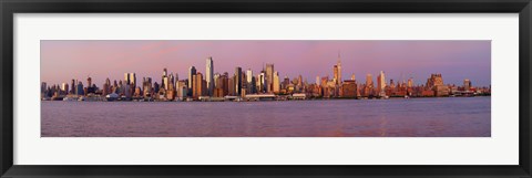 Framed Midtown Manhattan Skyline at Dusk, New York City Print