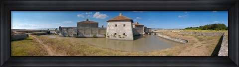 Framed Fort Lupin, Saint-Nazaire-sur-Charente, Charente-Maritime, Poitou-Charentes, France Print
