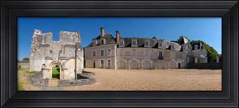 Framed Facade of an abbey, La Chartreuse Du Liget, Loire-et-Cher, Loire, Touraine, France Print