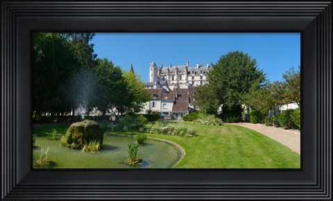 Framed Royal Apartments, Loches, Loire-et-Cher, Loire, Touraine, France Print