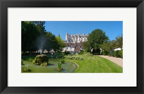 Framed Royal Apartments, Loches, Loire-et-Cher, Loire, Touraine, France Print