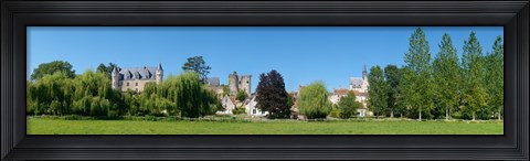 Framed Castle on a hill, Chateau De Montresor, Montresor, Indre-Et-Loire, Pays-De-La-Loire, Touraine, France Print