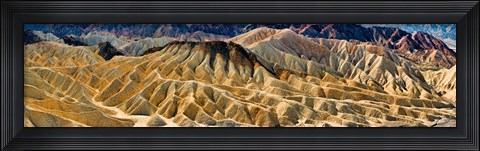 Framed Zabriskie Point, Death Valley, Death Valley National Park, California Print