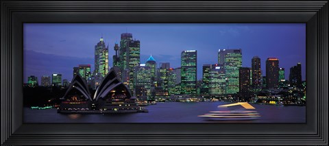 Framed Buildings at the waterfront, Sydney Opera House, Sydney, New South Wales, Australia Print