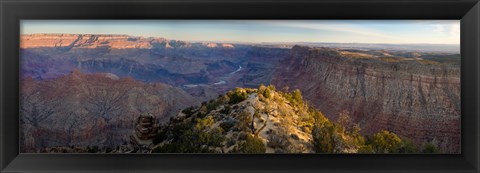 Framed High angle view of Desert Point, South Rim, Grand Canyon, Grand Canyon National Park, Arizona, USA Print