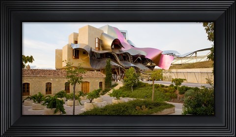 Framed Hotel Marques de Riscal, Elciego, La Rioja, Spain Print