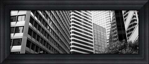 Framed Facade of office buildings, San Francisco, California Print