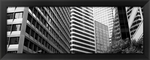 Framed Facade of office buildings, San Francisco, California Print