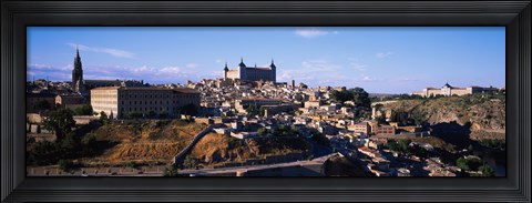 Framed Buildings in a city, Toledo, Toledo Province, Castilla La Mancha, Spain Print