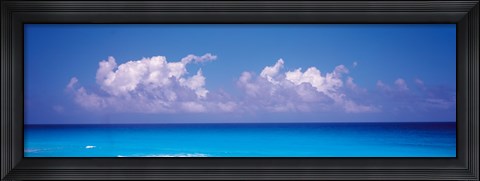 Framed Sea View, Cancun Mexico Print