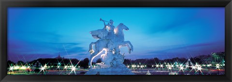 Framed Evening Place de la Concorde Paris France Print