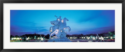 Framed Evening Place de la Concorde Paris France Print