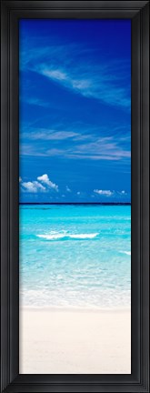 Framed Hateno Beach Okinawa Kume Isl Japan Print