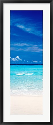 Framed Hateno Beach Okinawa Kume Isl Japan Print