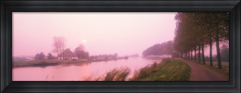 Framed Sunset Pumerend Netherlands Print
