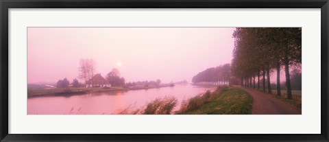 Framed Sunset Pumerend Netherlands Print