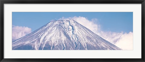 Framed Snow Capped Mt Fuji Yamanashi Japan Print