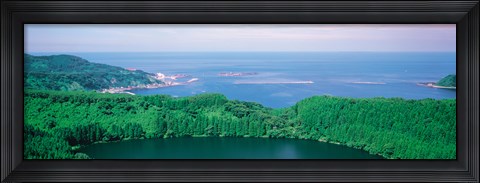 Framed Oga-Hantou Futatumegata Akita Japan Print