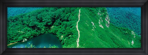 Framed Yashga-Ike Nagano Japan Print