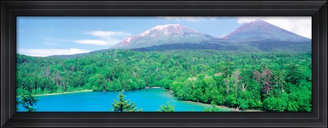 Framed Akan-Fuji Hokkaido Japan Print