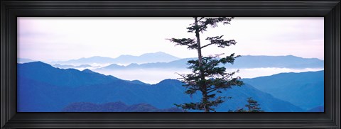 Framed Mountain range, Norikura Gifu Japan Print