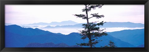 Framed Mountain range, Norikura Gifu Japan Print