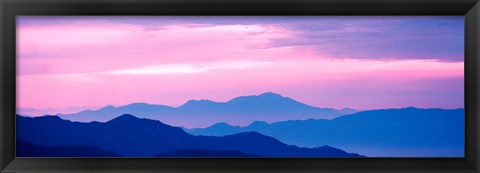 Framed Sunset, Norikura Gifu Japan Print