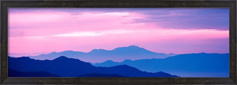Framed Sunset, Norikura Gifu Japan Print
