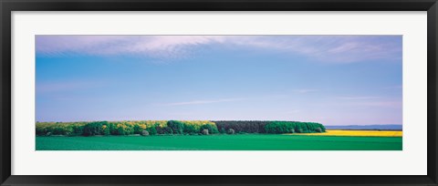 Framed Fin Island Denmark Print