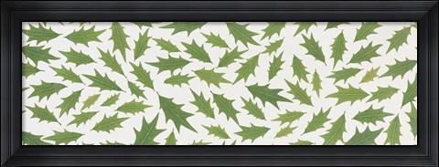 Framed Pattern of Hollies Print