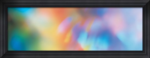 Framed Multi Color Abstract Print