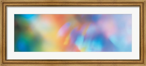 Framed Multi Color Abstract Print