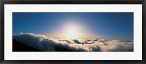 Framed Norikura at sunrise Gifu Japan Print