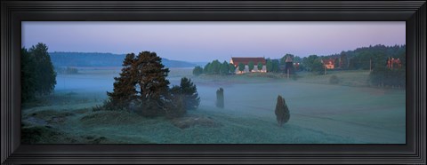 Framed Vada Church Brottby Vada Sjokullar Uppland Sweden Print