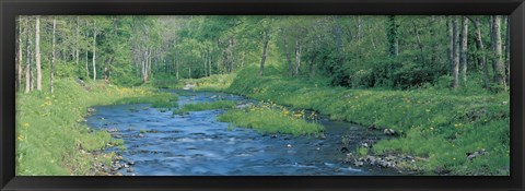 Framed Nagase River Bandai Kogen Fukushima Japan Print