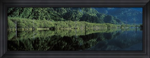 Framed Taishou-Ike Kamikouchi Nagano Japan Print